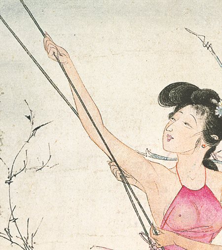 汝南-胡也佛的仕女画和最知名的金瓶梅秘戏图